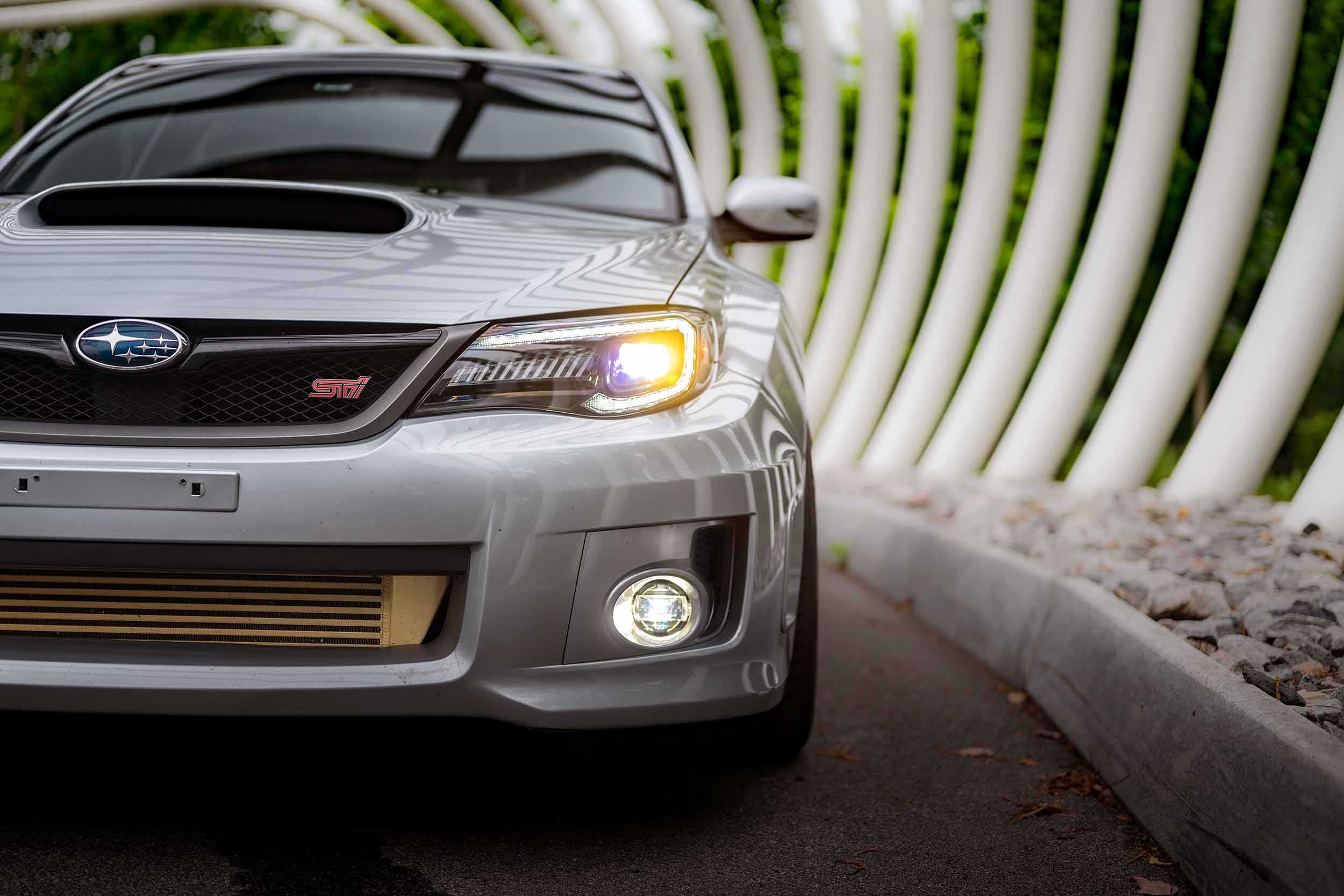 Subaru impreza on sale led headlights